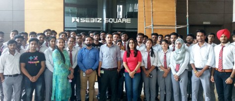 Industrial Visit to SebizInfotech, Mohali