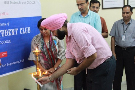 Department of CSE, CGC COE in collaboration with Developers Student Club powered by Google organized an Inaugural Ceremony of the new DSC powered by Google.